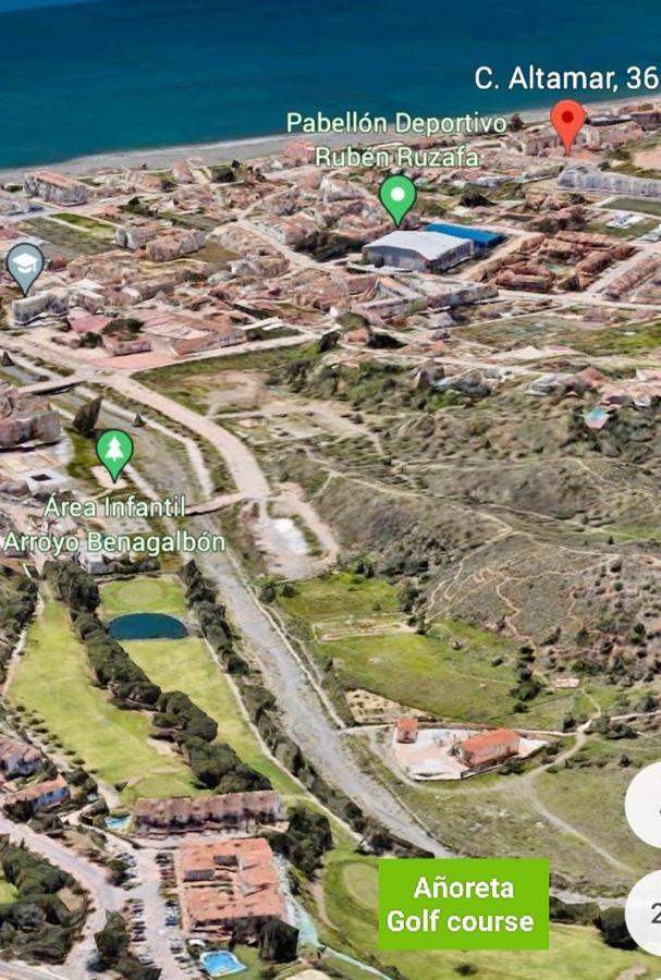 Atico Con Piscina, Golf, Vistas Al Mar Lägenhet Torre de Benagalbon Exteriör bild